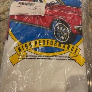 RARE vintage custom built high performance white t shirt size large by AVON